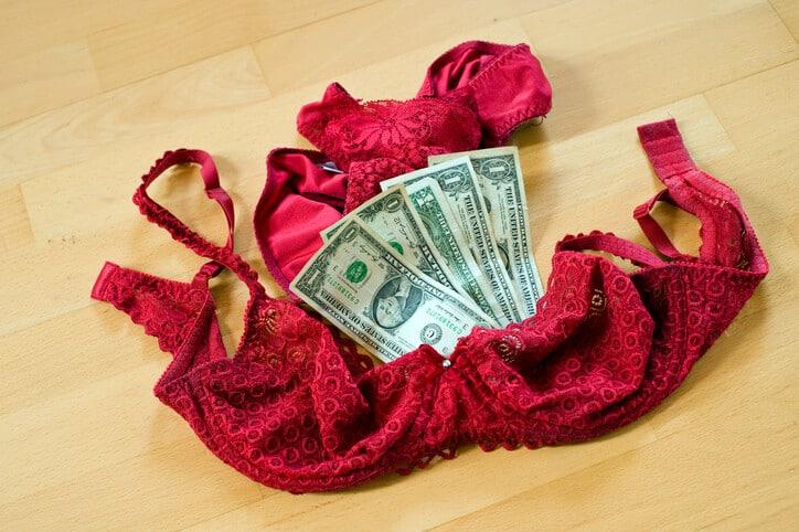 Bra with Money